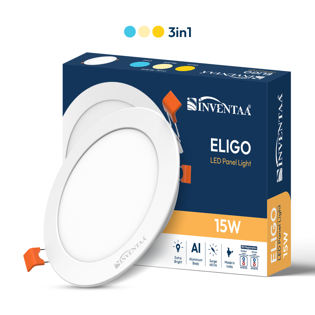 Eligo 3 in 1 LED Panel Light Fixture