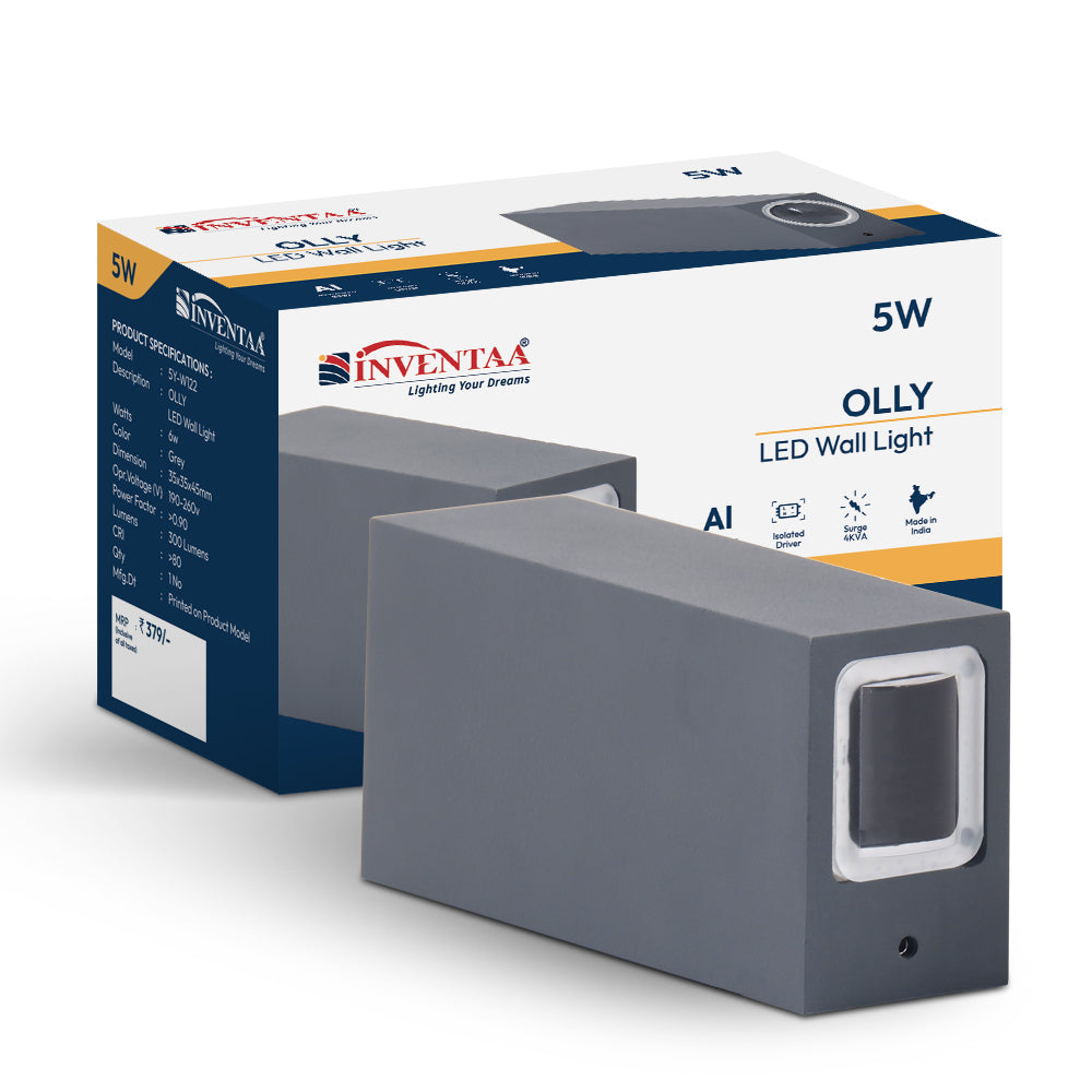 Olly 5W Outdoor LED Wall Light