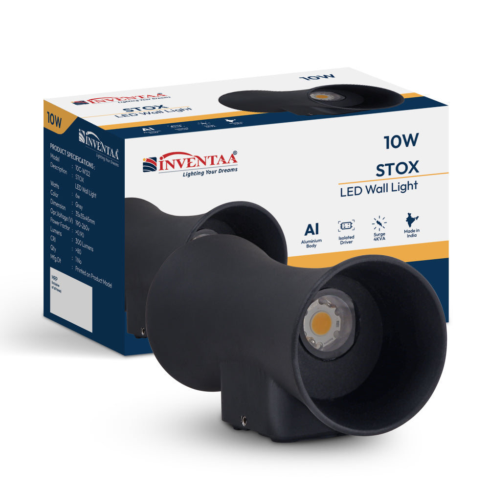 Stox 10W Outdoor LED Wall Light