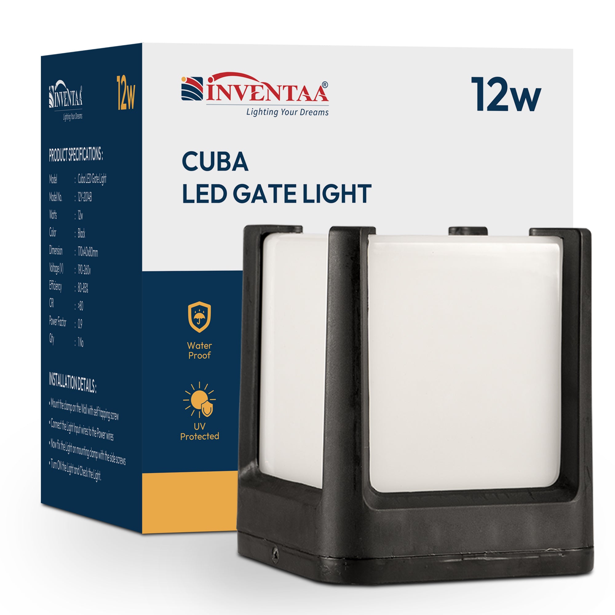 Cuba 12W LED Gate Light Gate Lamp Light