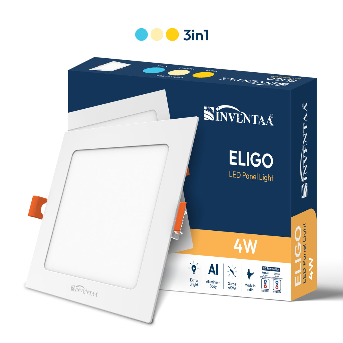 Eligo 3 in 1 LED Panel Light Fixture