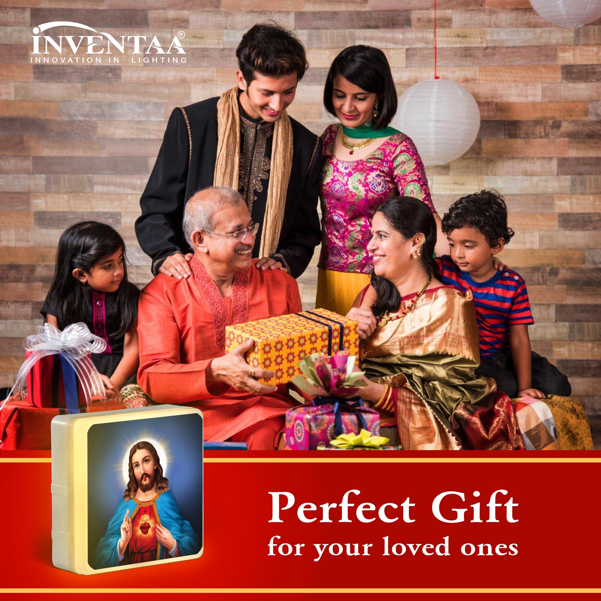 Gift Jesus Divine LED Wall Light To Your Loved Ones
