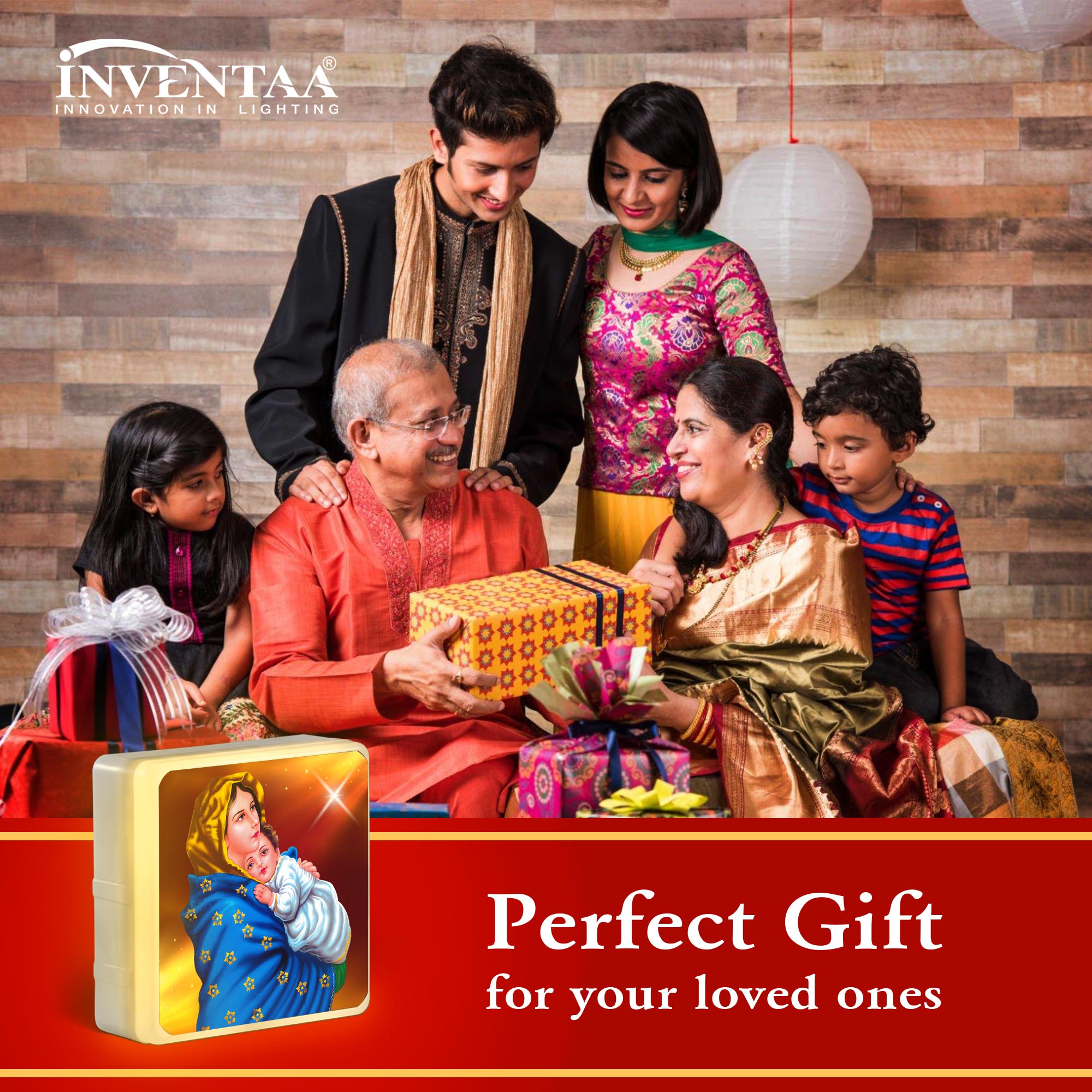Gift Mery Matha Divine LED Wall Light For Your Loved Ones