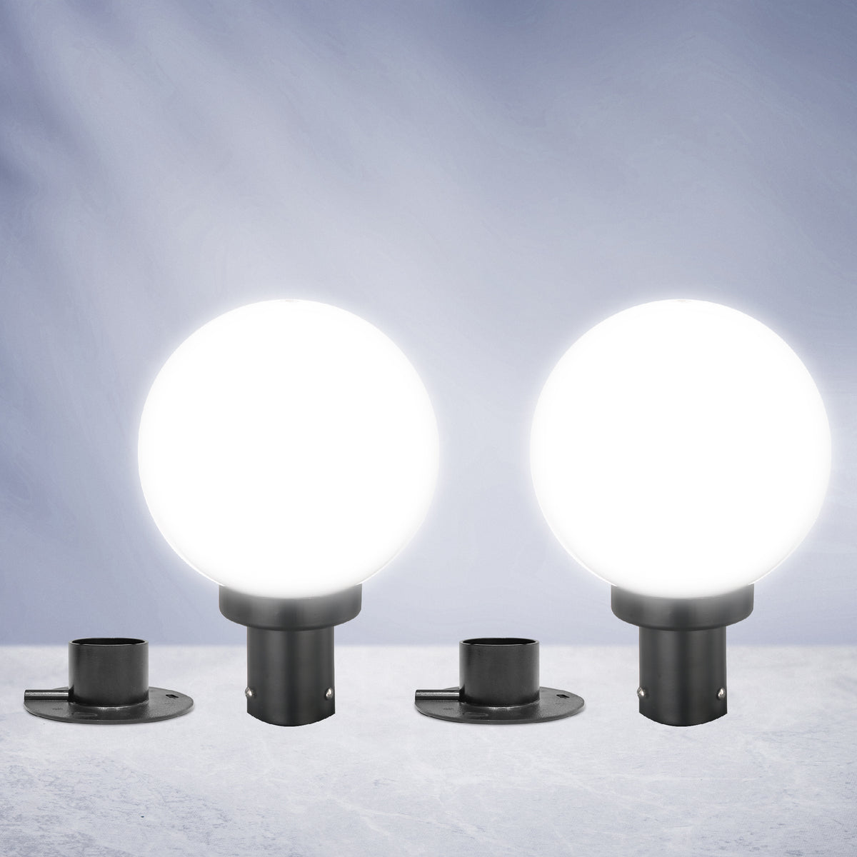 Globe Pc - 12W Gate Light Design House Entrance Lights