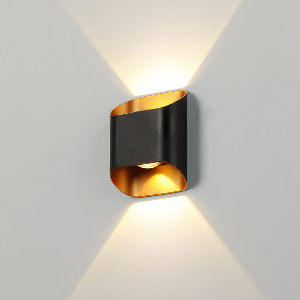 Goldie 4W 2 Way LED Wall Light Emitting Warm White Glow #type_1 x 2 way