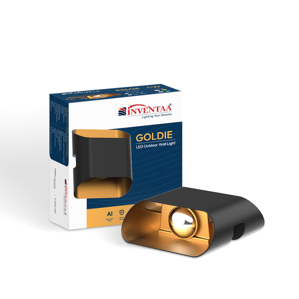 Goldie 4W 2 Way LED Wall Light With Its Box #type_1 x 2 way