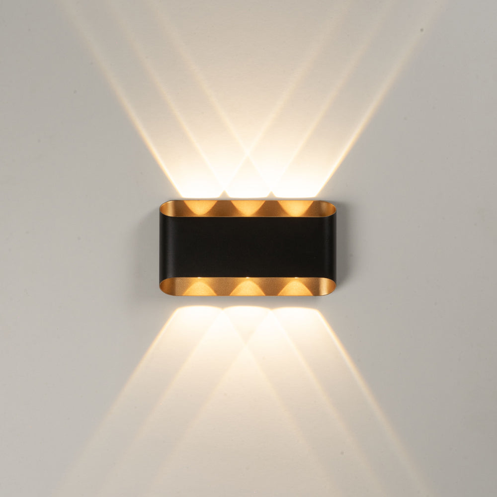 Goldie 4W 6 Way LED Wall Light Emitting Warm White Glow #type_3 x 2 way