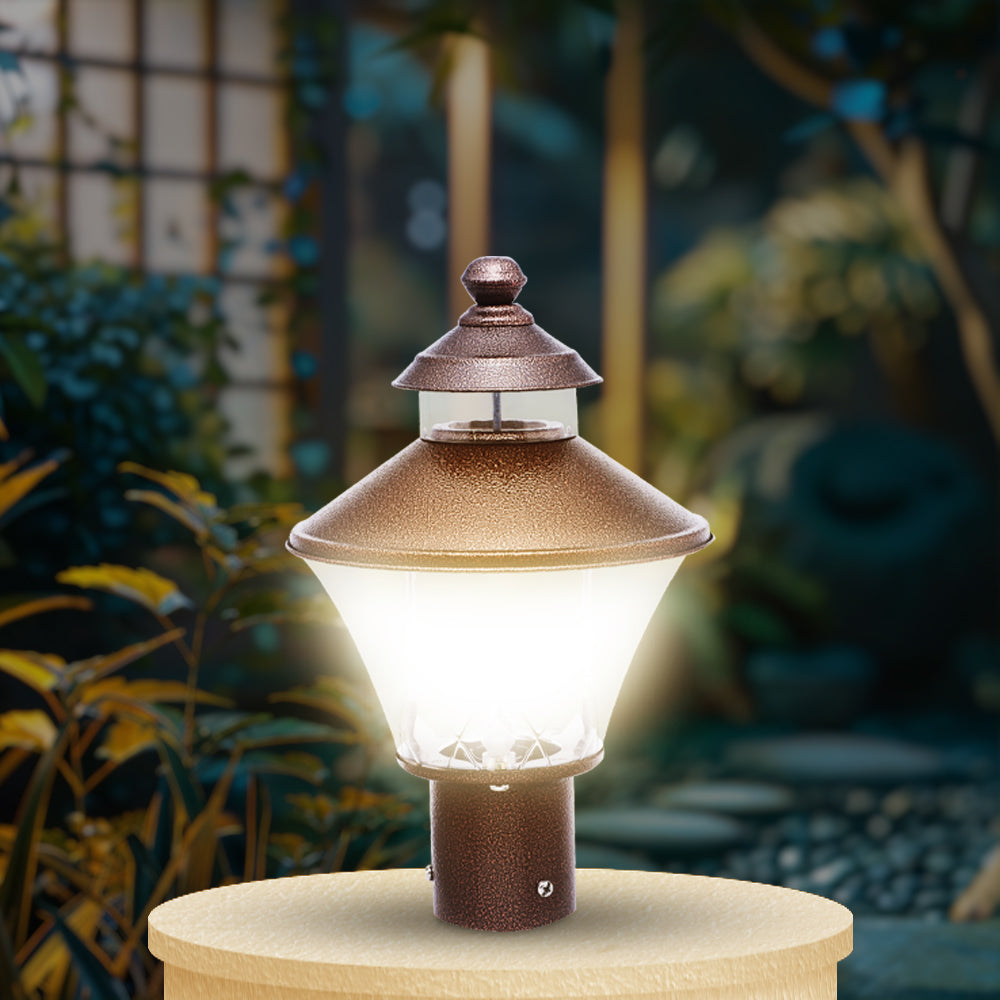 Dimension of Kitty cute anti copper clear led gate light #color_anti copper clear