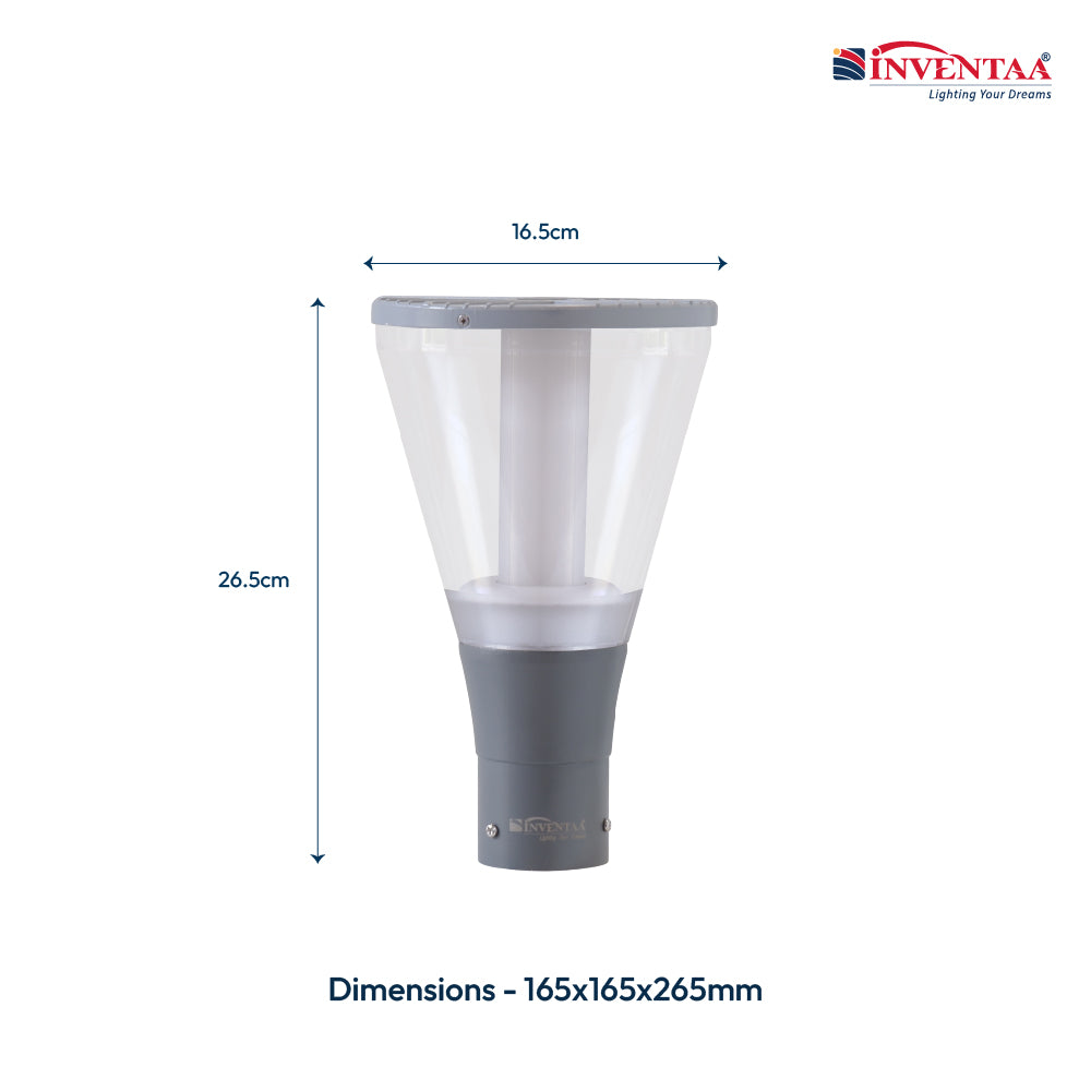 Olivia Stem 15W Yard LED Bollard Light