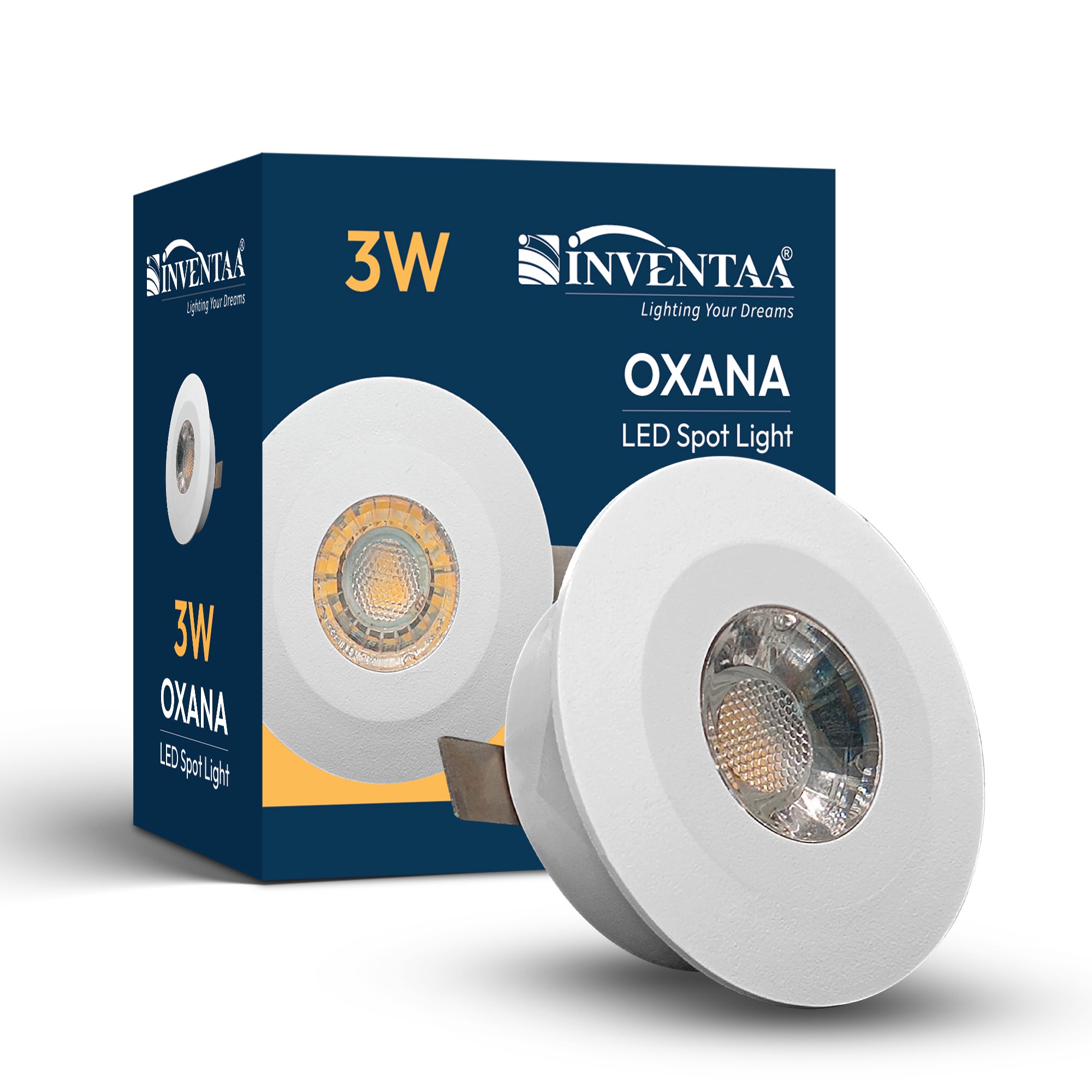 Oxana 3W LED COB Spotlight With Box Enclosure