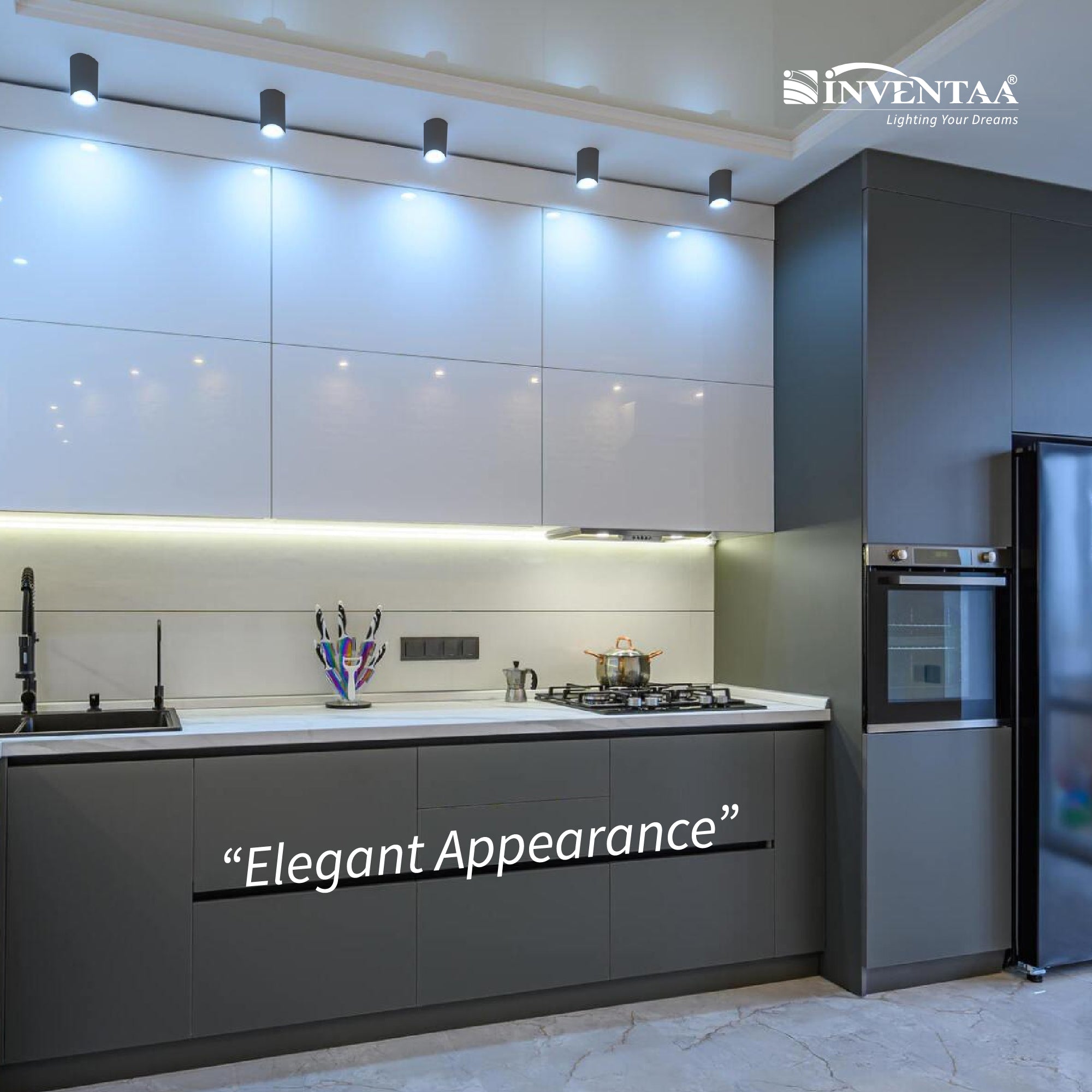 Oxana Diffuser COB Cylinder Light 7W Installed On Kitchen #watts_7w