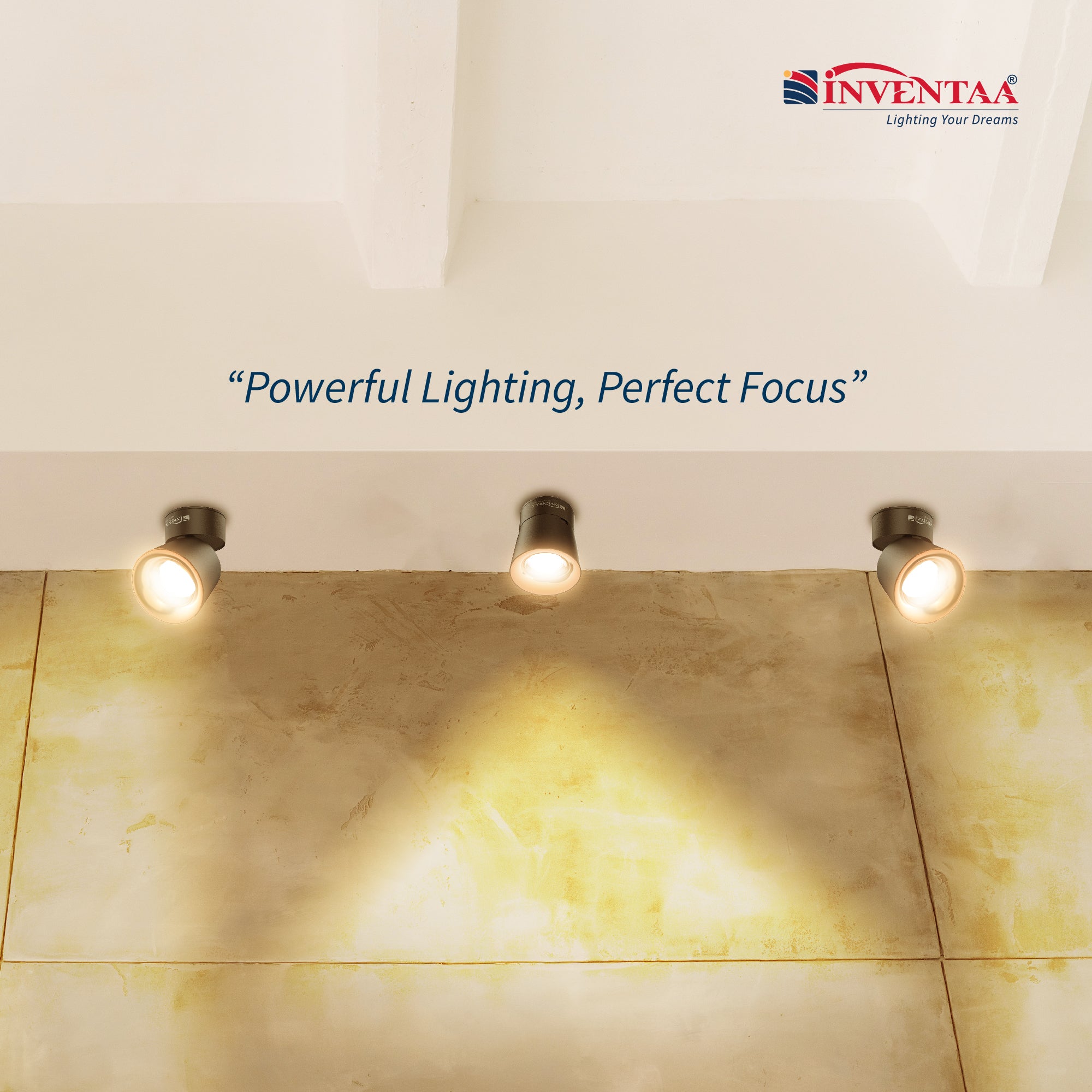 Oxana Revolve COB Surface Light Installed On Ceiling