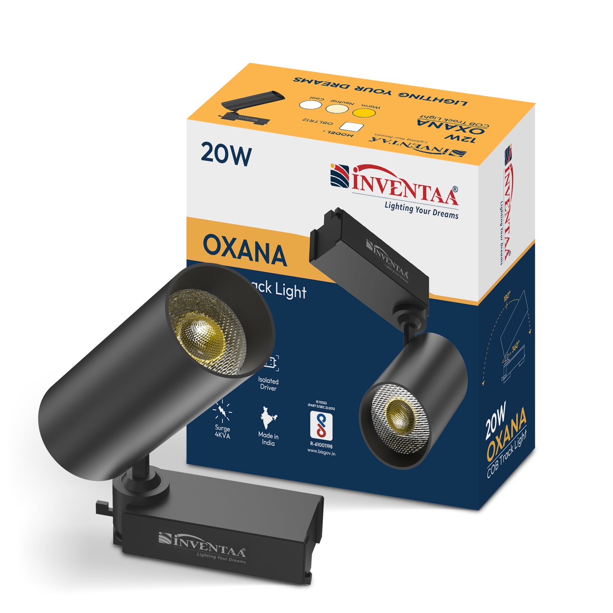 Oxana Track COB Track Light 20W With Box Enclosure #watts_20w