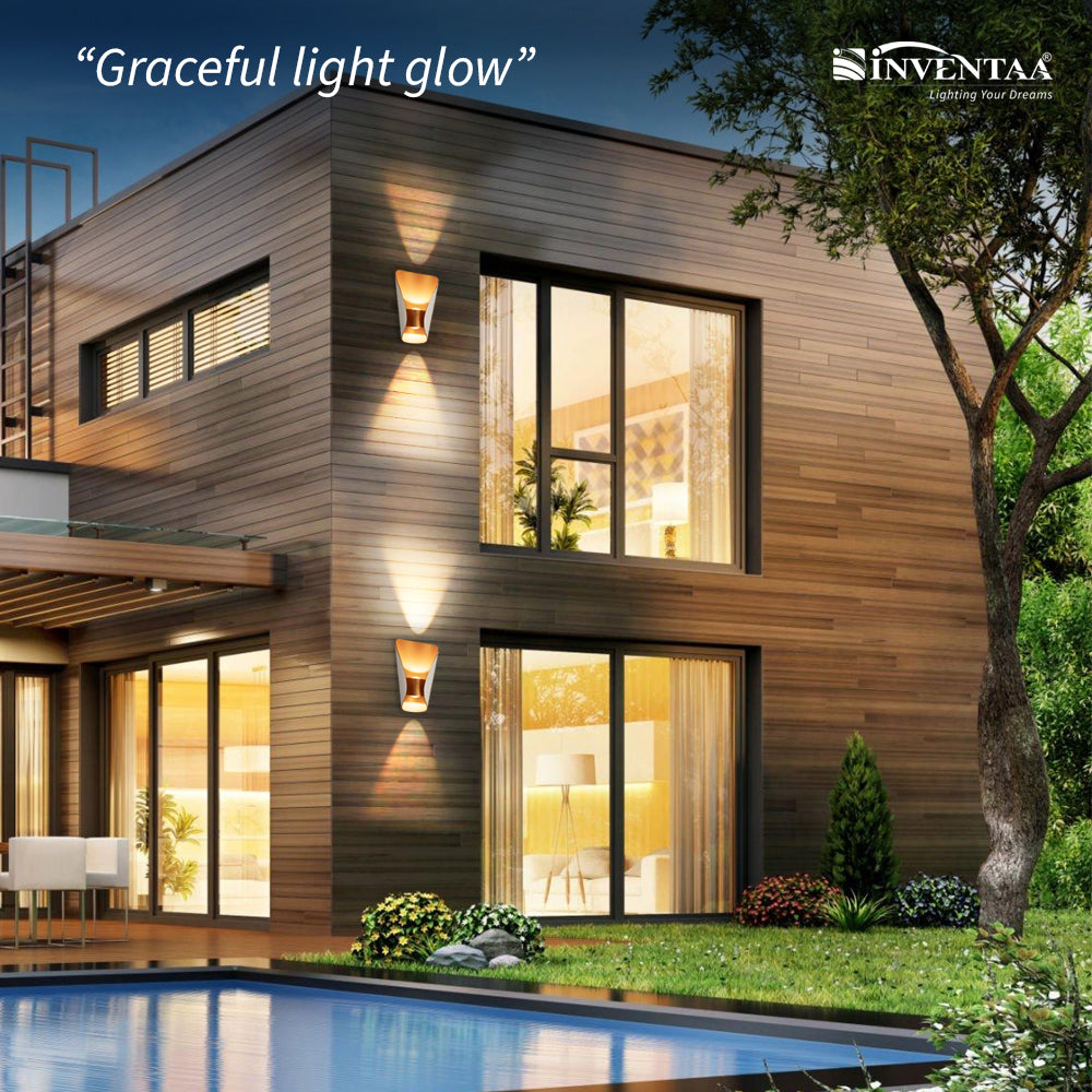 Portio 6W 2 Way LED Outdoor Wall Light