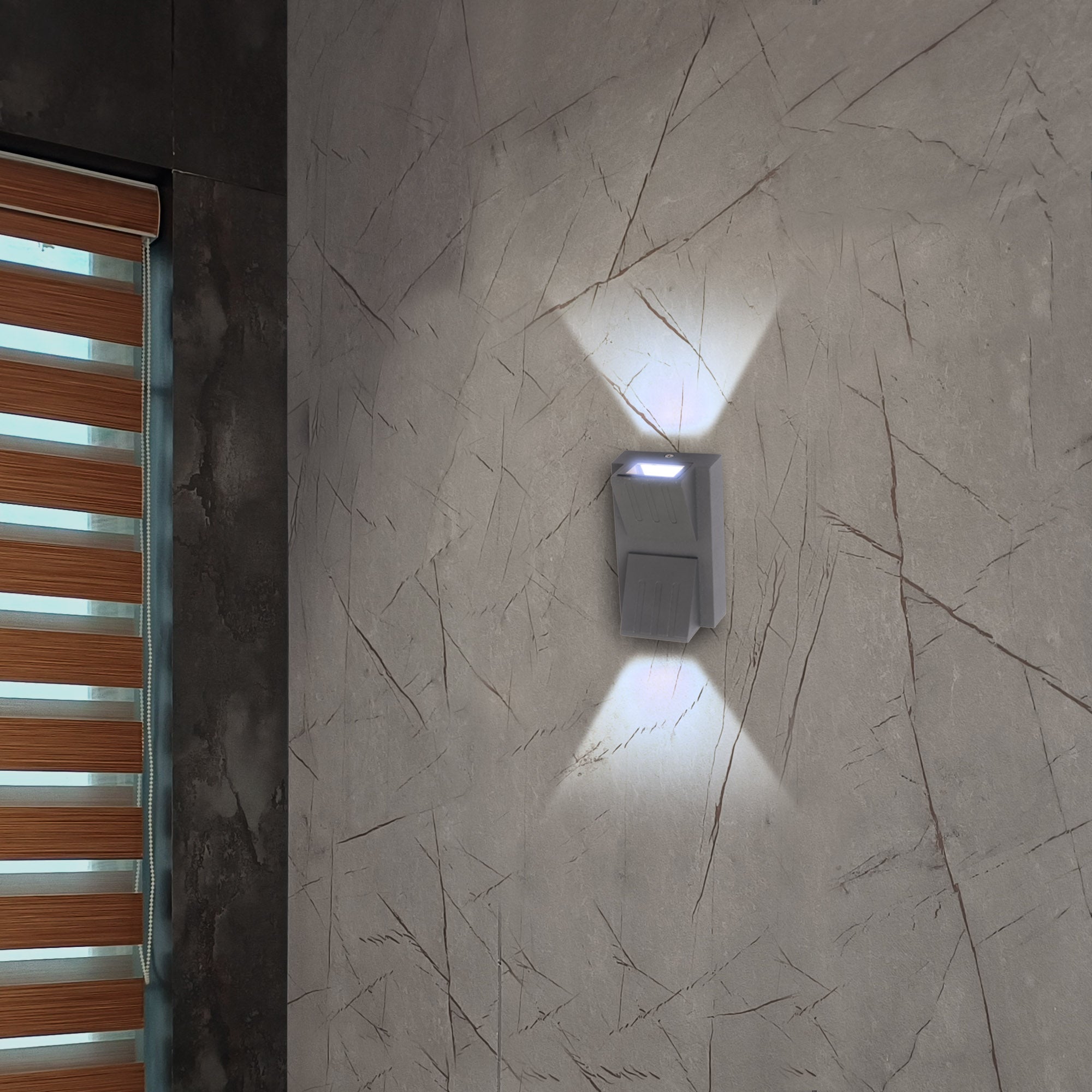 Reina two way up and down wall light emitting cool white glow #type_2 way