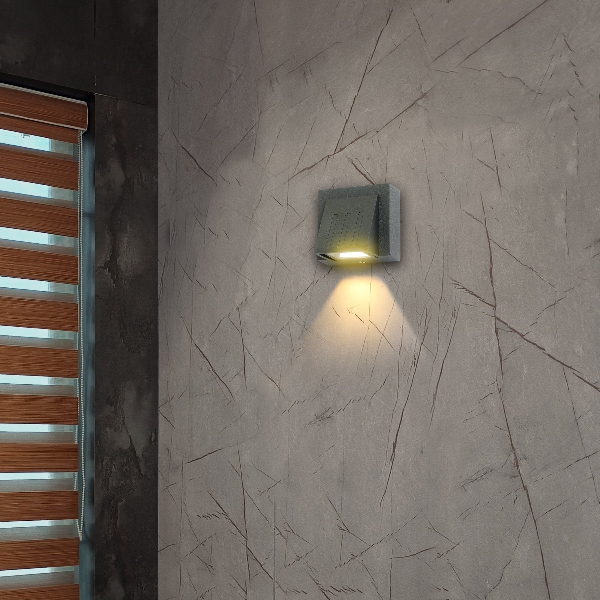 Reina one way led wall light emitting warm white #type_1 way