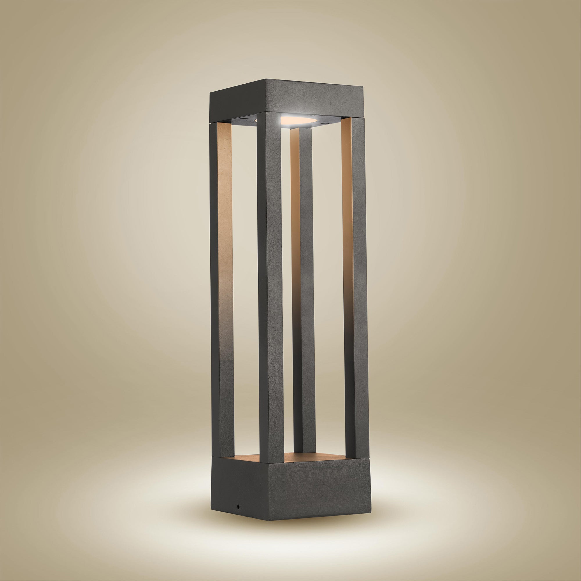 Smart Ritz LED Bollard Light 2 Feet Emitting Warm White Glow #size_2 feet