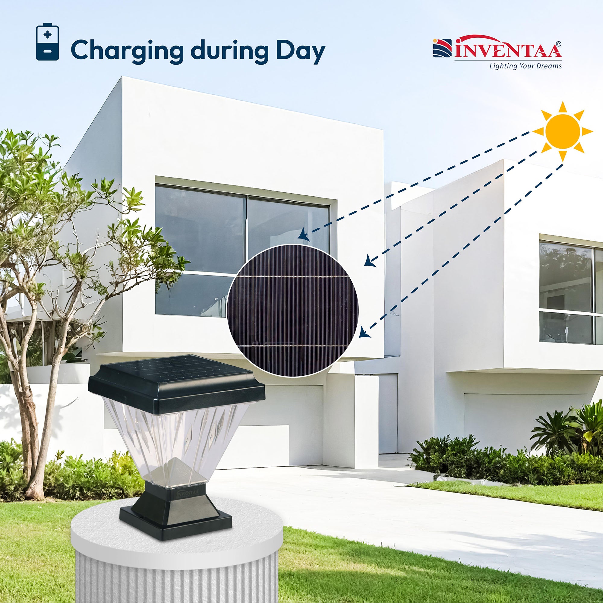 Chiti Solar LED Outdoor Gate Light