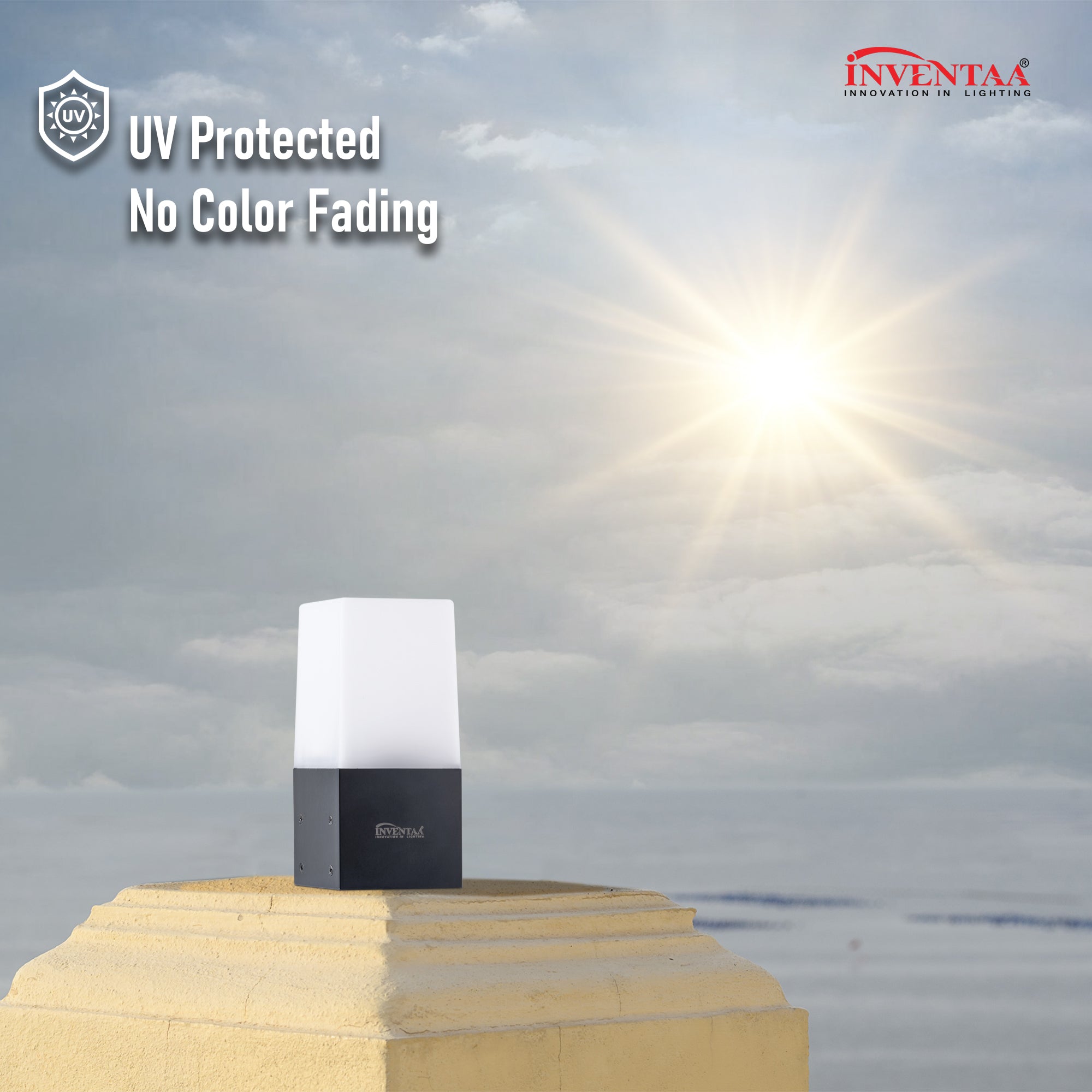 UV Protected Mini Elena LED Gate Light Warm White #bulb options_warm