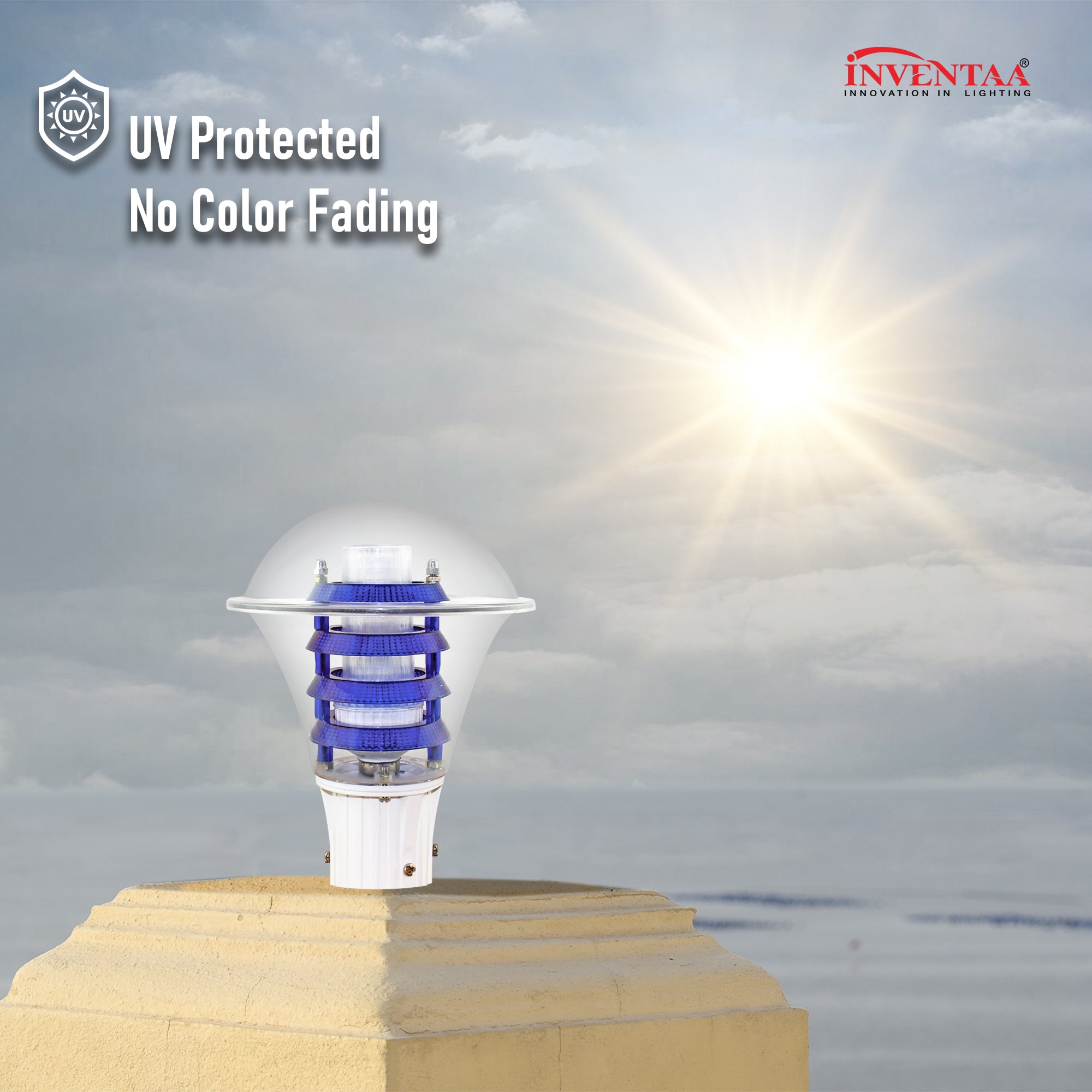 Viva Cute 12W LED Post Top Design - Gate Light