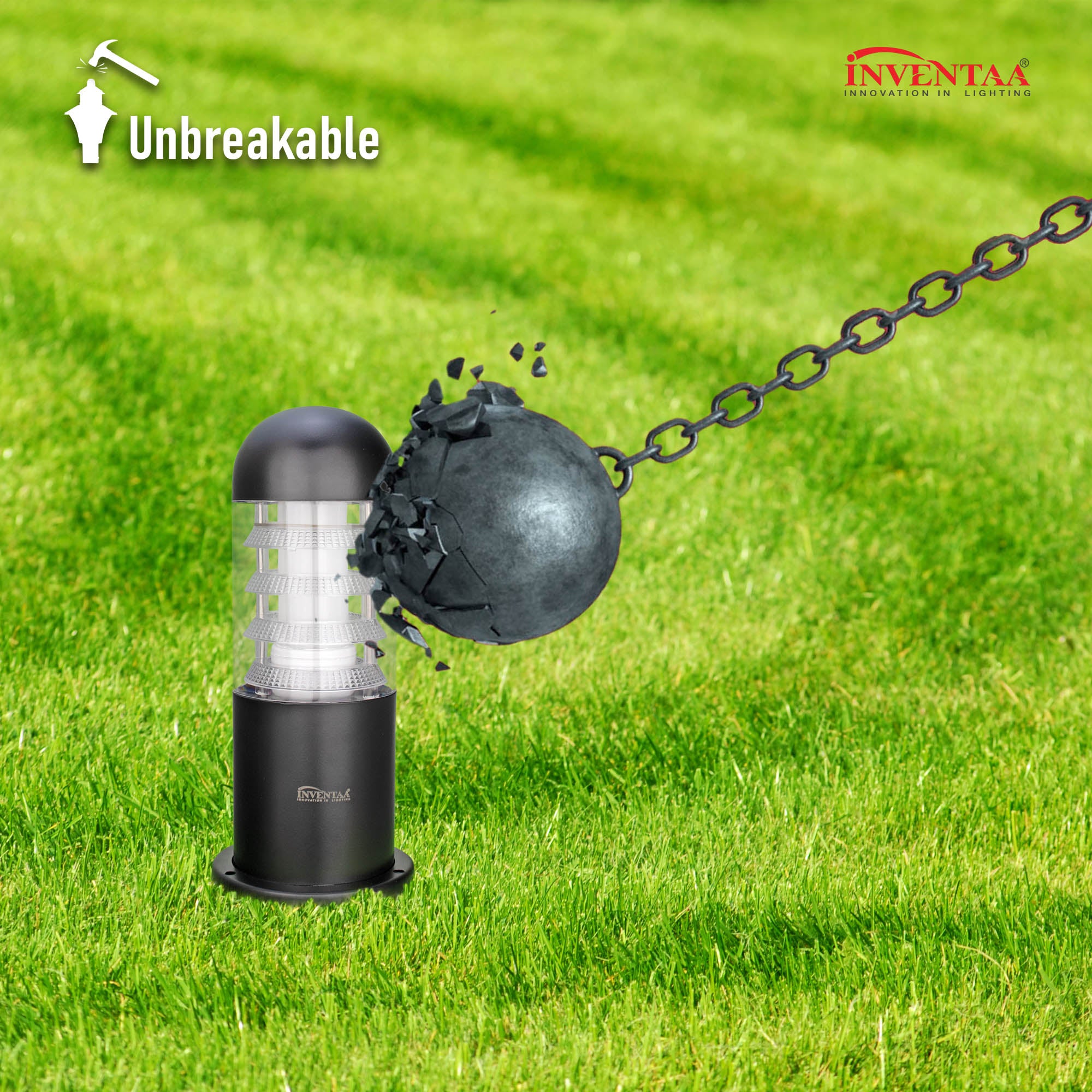 Electra 1.5 feet led garden bollard light featuring its unbreakable design for long lasting durability #size_1.5 feet