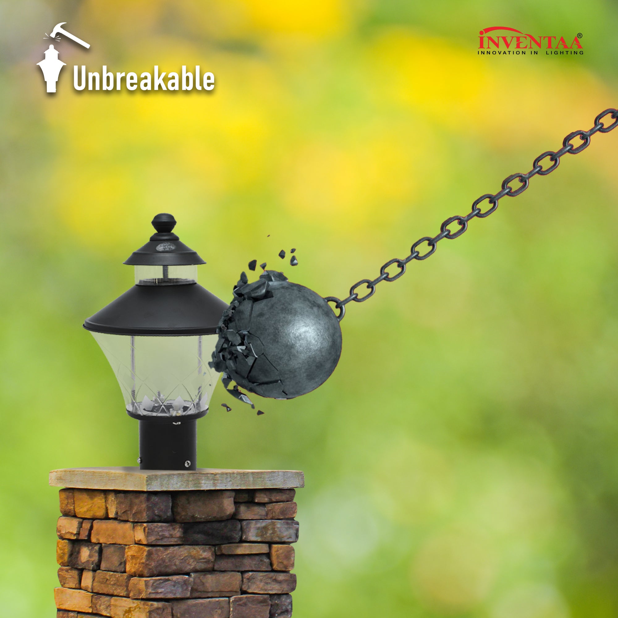 Unbreakable Kitty Cute Anti Copper LED Gate Light #color_anti copper clear