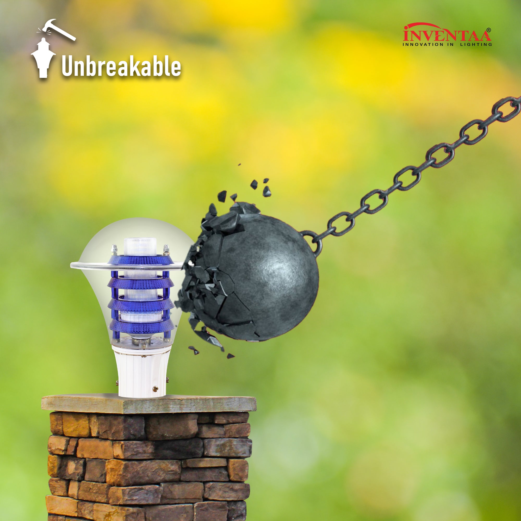 Unbreakable LED gate light design with strong lamp for main entrance | Best LED Gate Light Model Online at affordable price Online #bulb options_cool