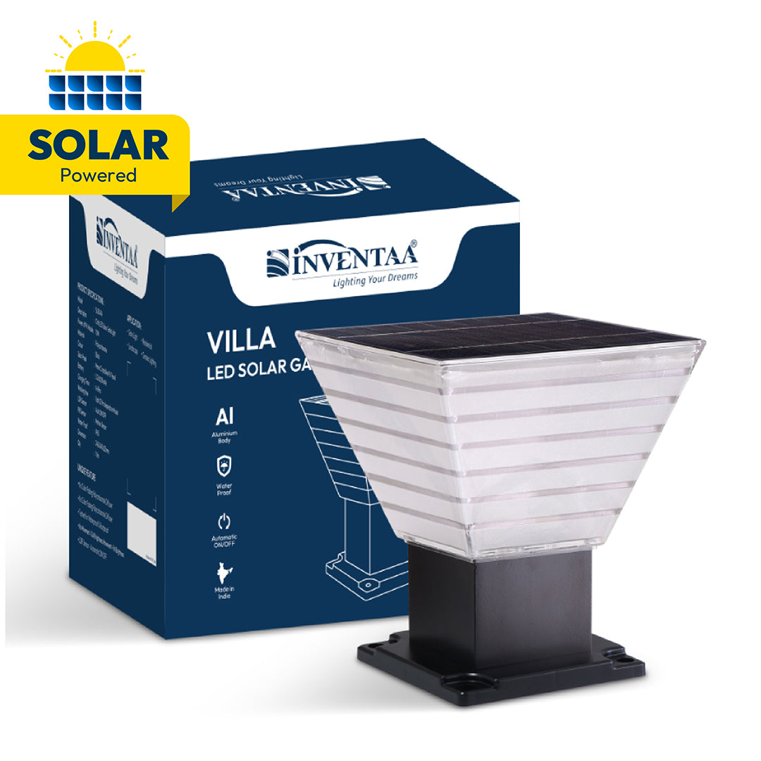 Villa Solar LED Outdoor Gate Light