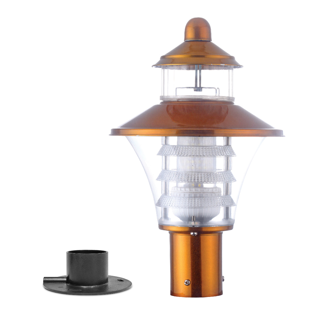 Viva Gate Pillar Lights 12W LED - Modern Exterior Door Light