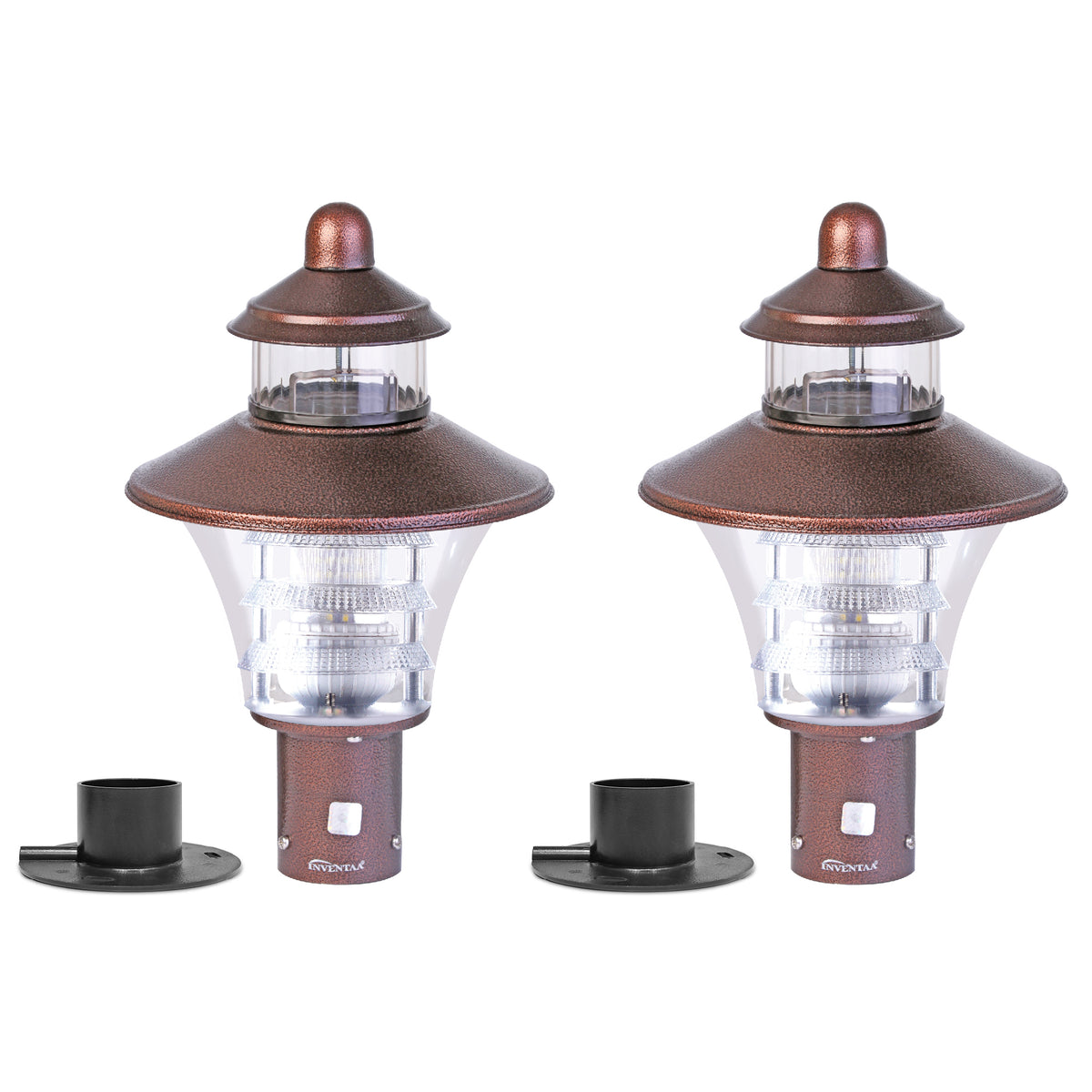 Viva Gate Pillar Lights 12W LED - Modern Exterior Door Light