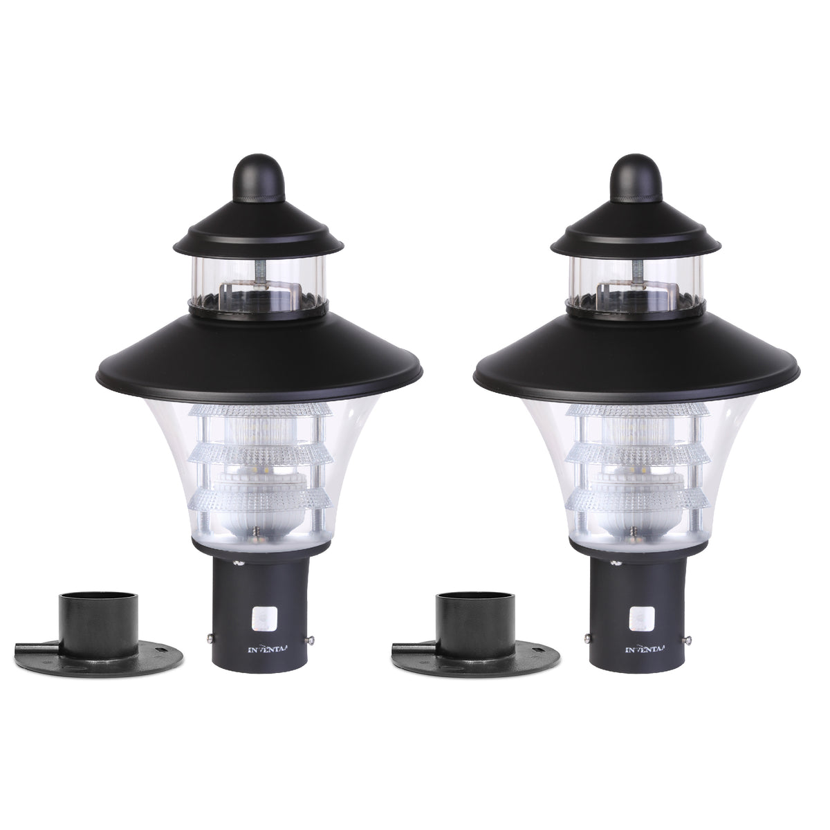 Viva Gate Pillar Lights 12W LED - Modern Exterior Door Light