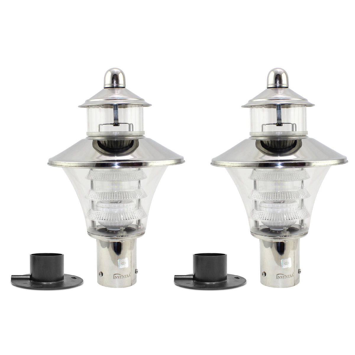 Viva Gate Pillar Lights 12W LED - Modern Exterior Door Light