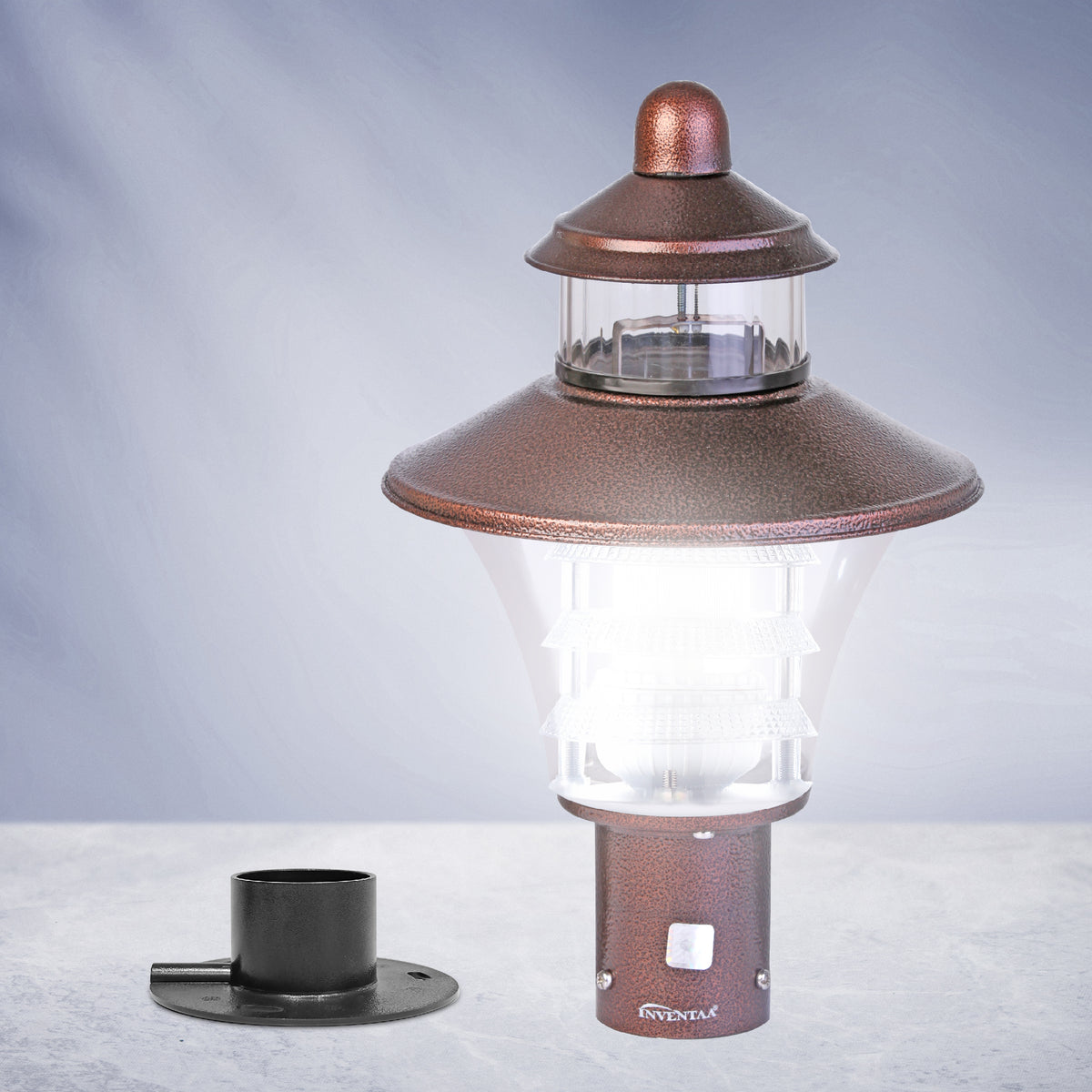 Viva Gate Pillar Lights 12W LED - Modern Exterior Door Light