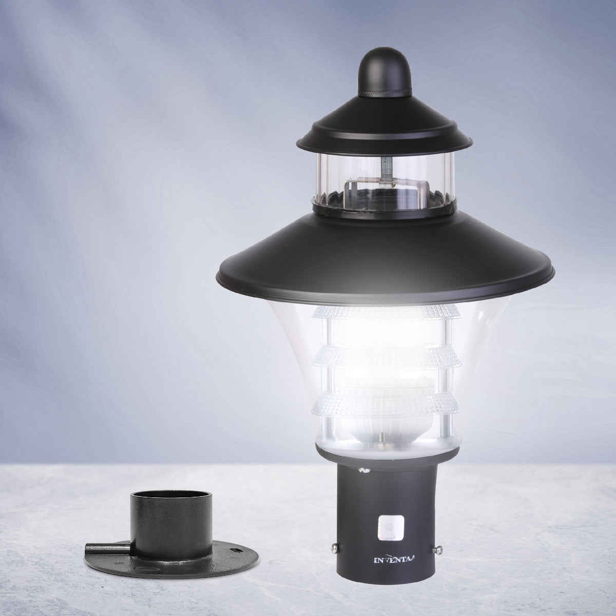 Viva Gate Pillar Lights 12W LED - Modern Exterior Door Light