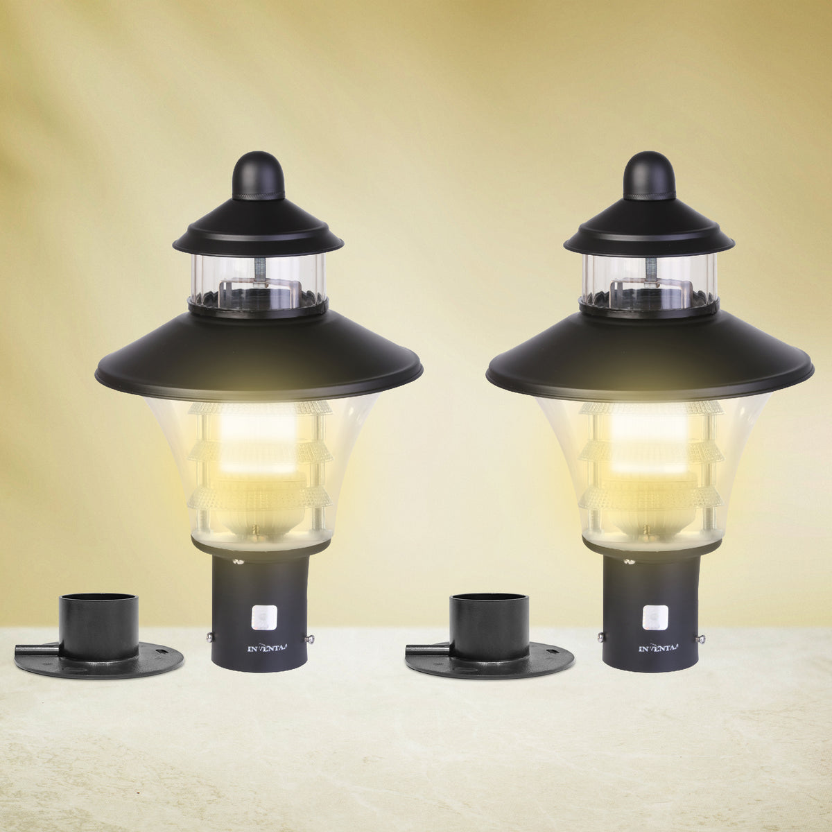 Viva Gate Pillar Lights 12W LED - Modern Exterior Door Light