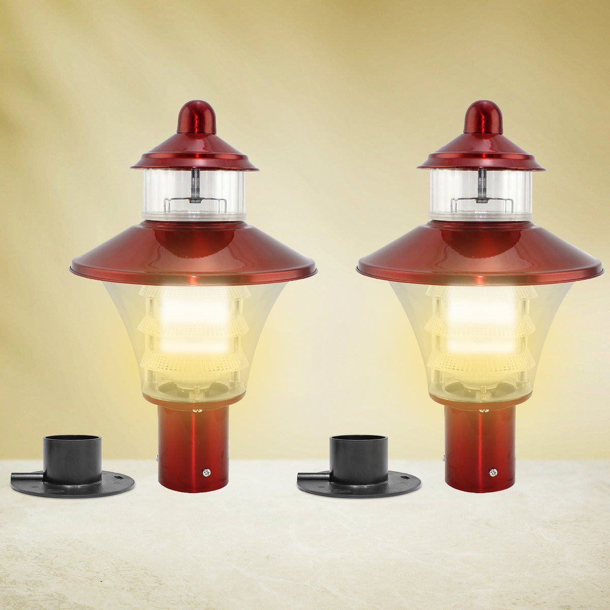 Viva Gate Pillar Lights 12W LED - Modern Exterior Door Light