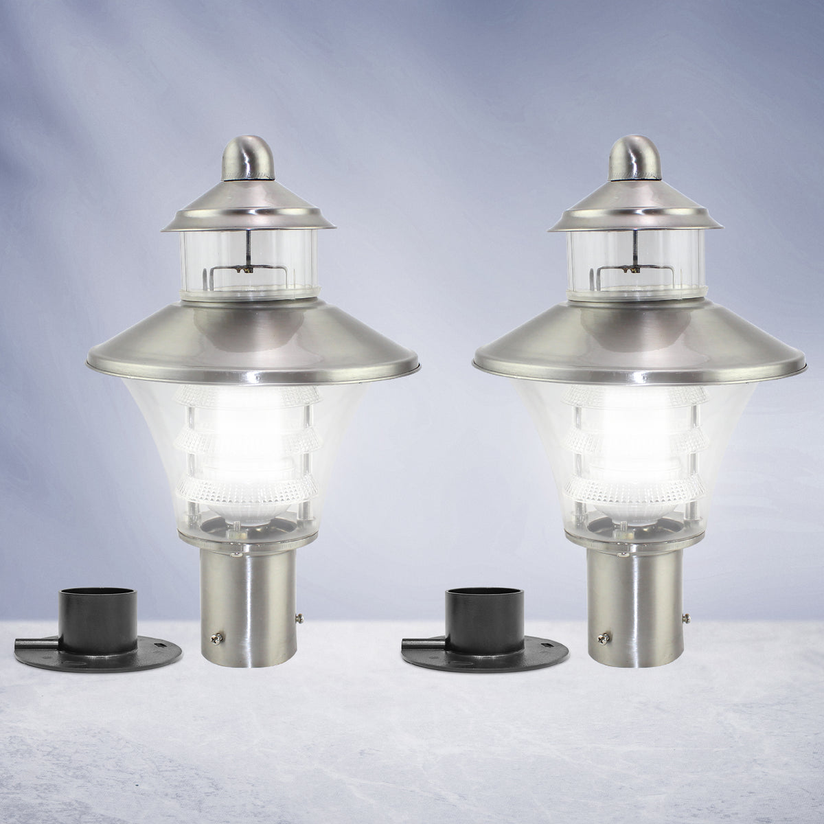 Viva Gate Pillar Lights 12W LED - Modern Exterior Door Light