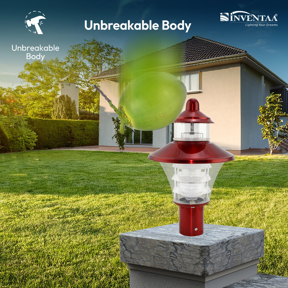 Viva Gate Pillar Lights 12W LED - Modern Exterior Door Light