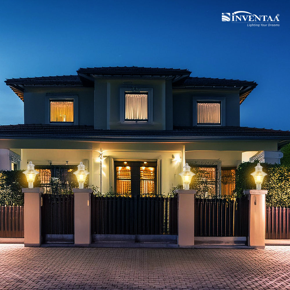 Viva Gate Pillar Lights 12W LED - Modern Exterior Door Light