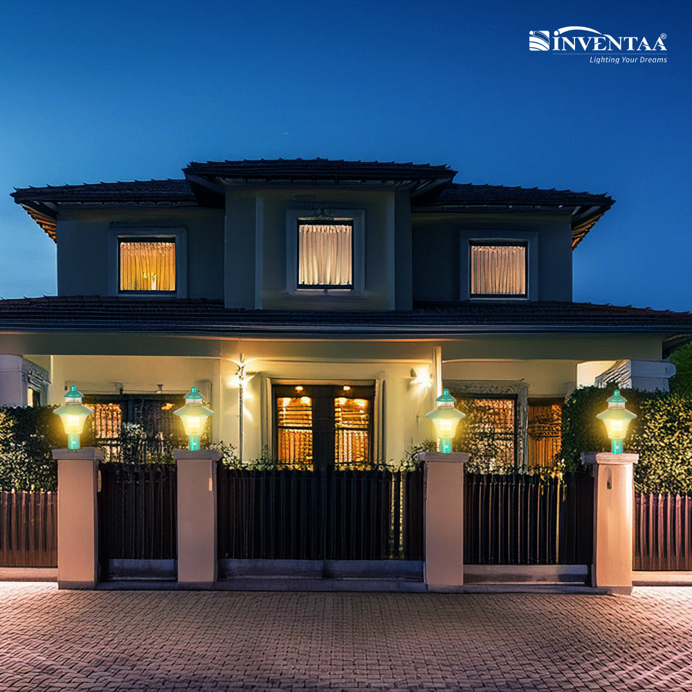 Viva Gate Pillar Lights 12W LED - Modern Exterior Door Light