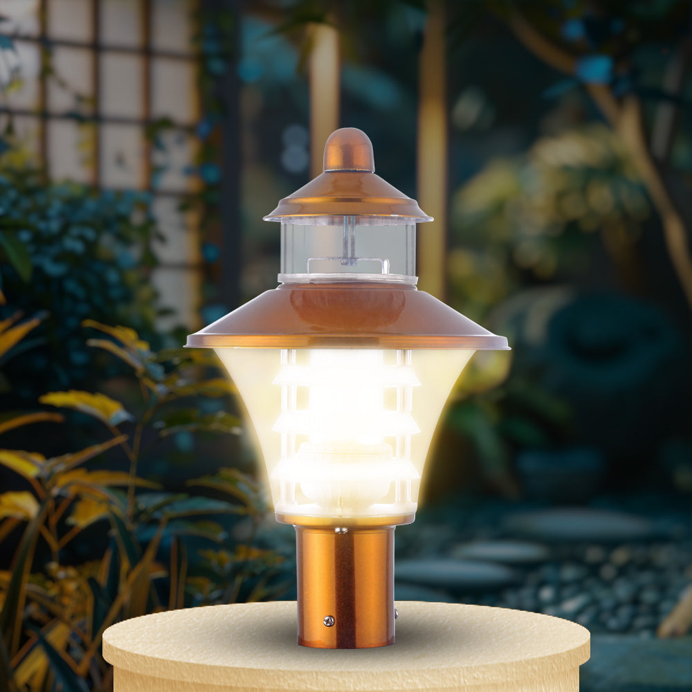 Viva LH LED Gate Light Warm White | Best LED Gate Light Model Online at affordable price Online #color_Gold Trio Luv Clear