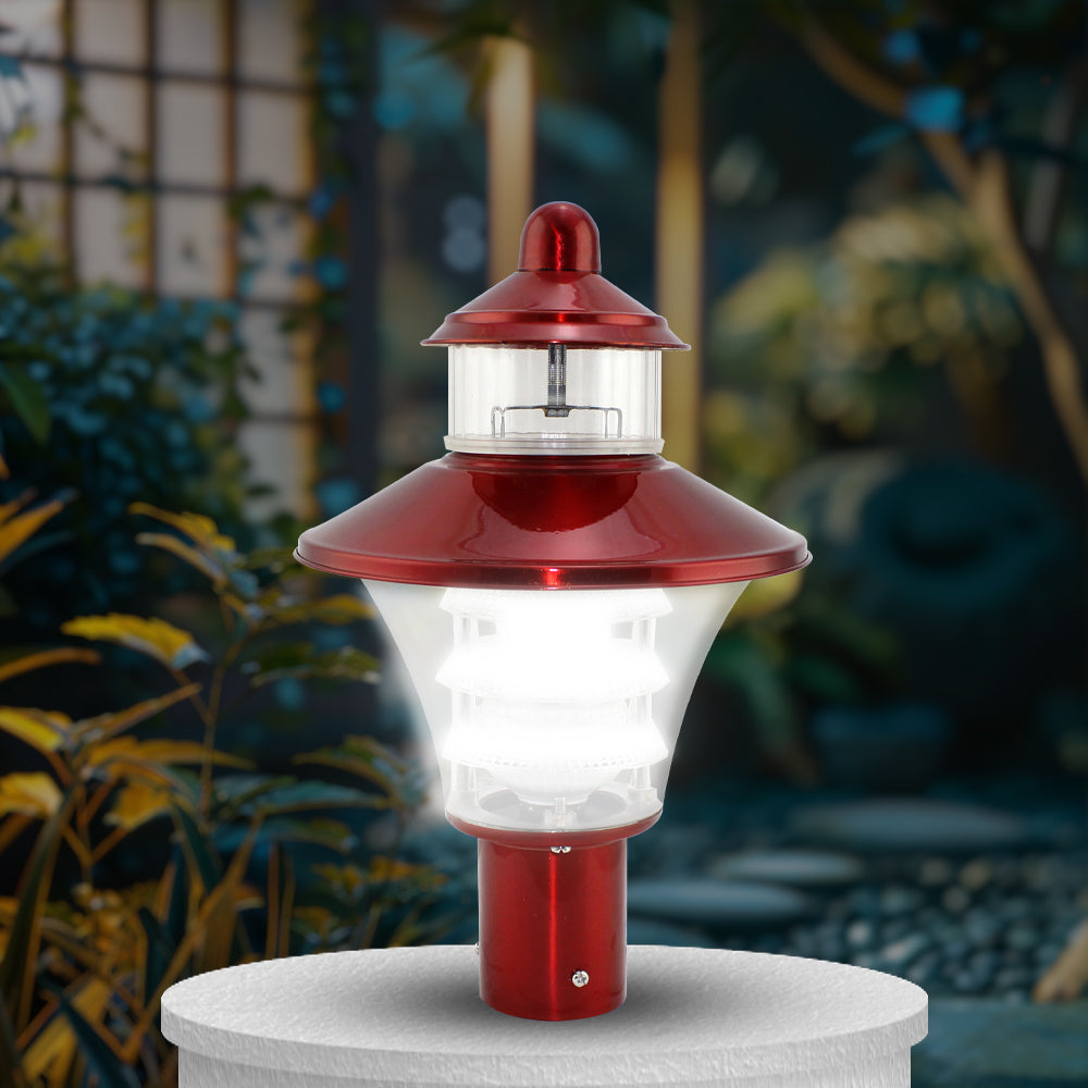 Viva LH Bronze LED Gate Light Cool White | Best LED Gate Light Model Online at affordable price Online #color_Bronze Trio Luv Clear