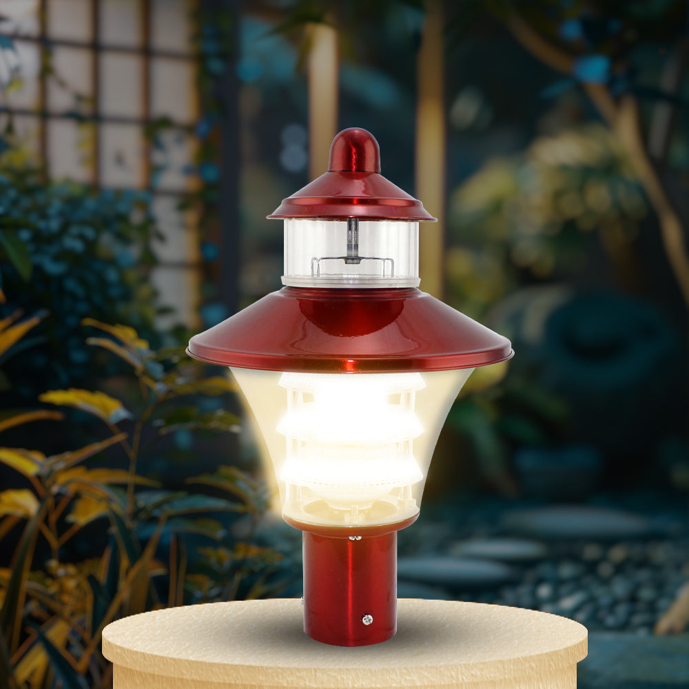 Viva LH Bronze LED Gate Light Warm White | Best LED Gate Light Model Online at affordable price Online #color_Bronze Trio Luv Clear