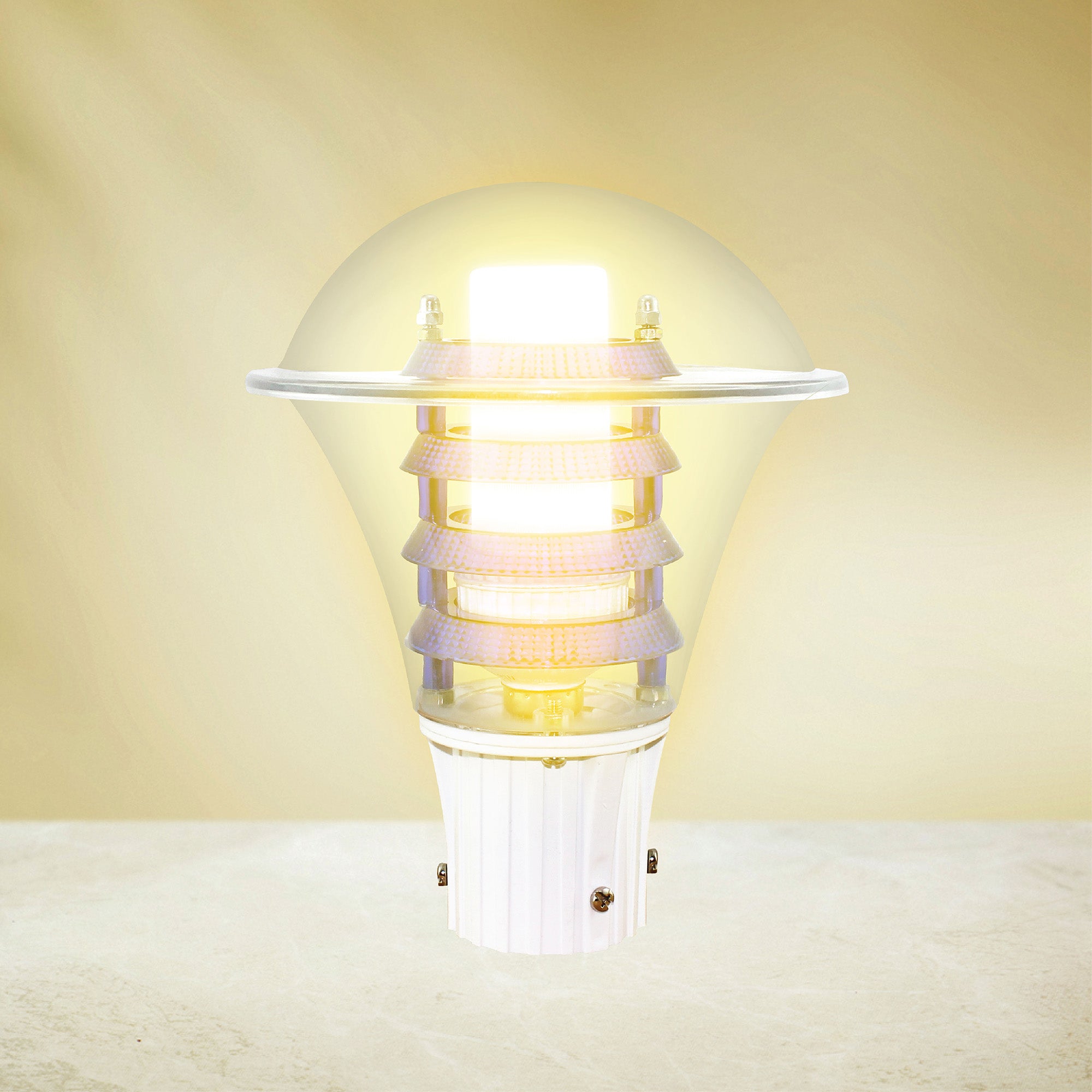Viva pc led gate light emitting a warm white glow #bulb options_warm
