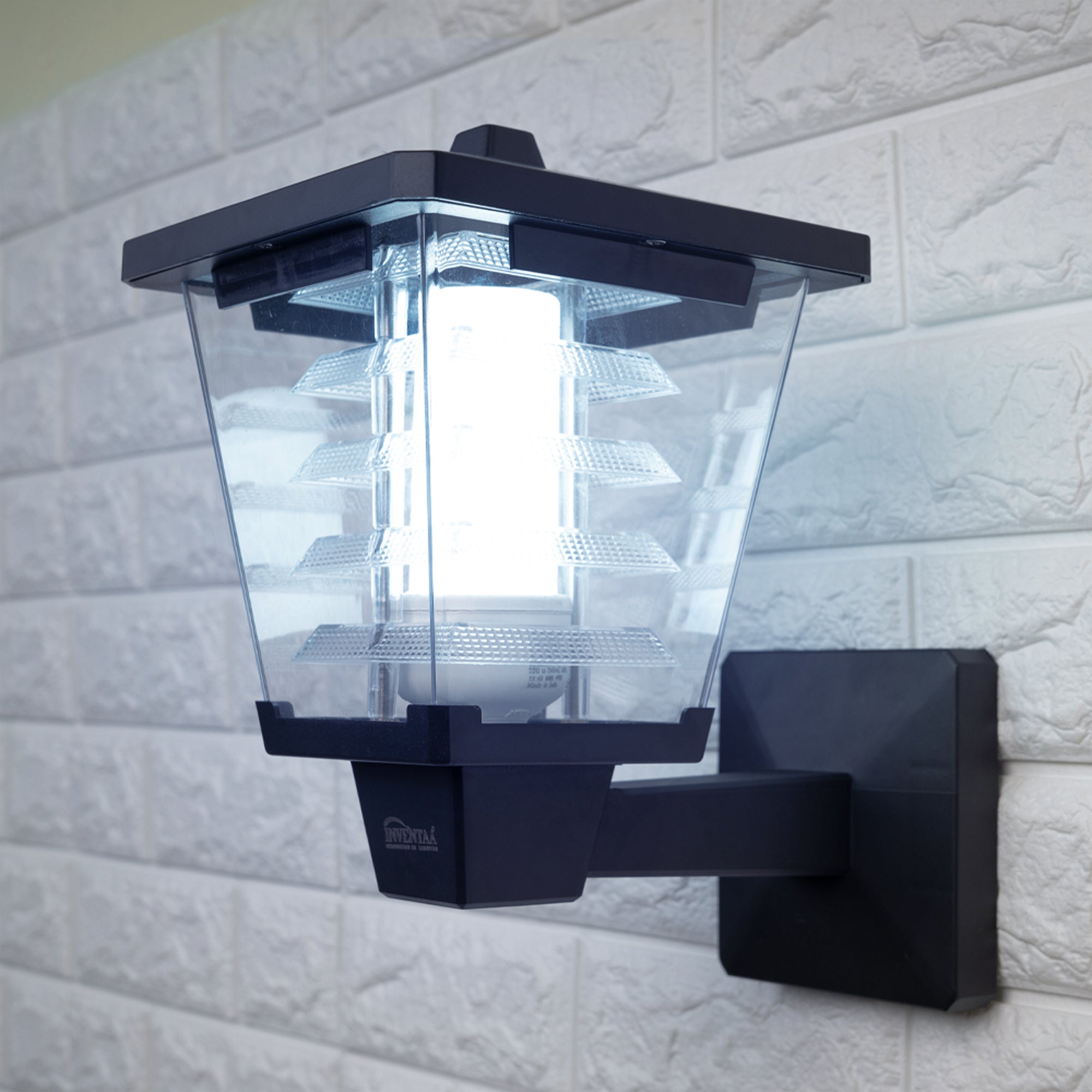 Modern square gate light with bright LED design for entrance way #bulb options_cool