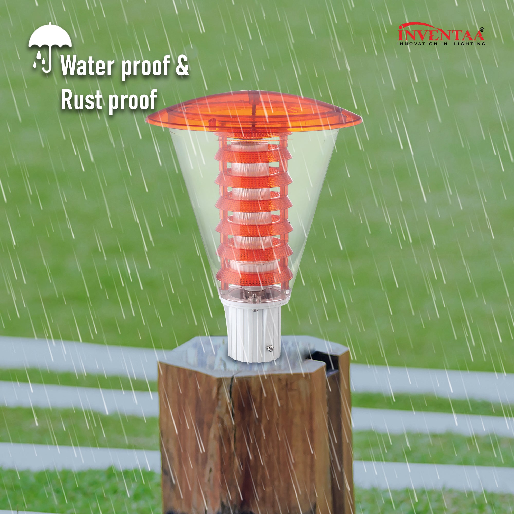 Waterproof rustproof gate dome light with stylish front gate design #bulb options_cool