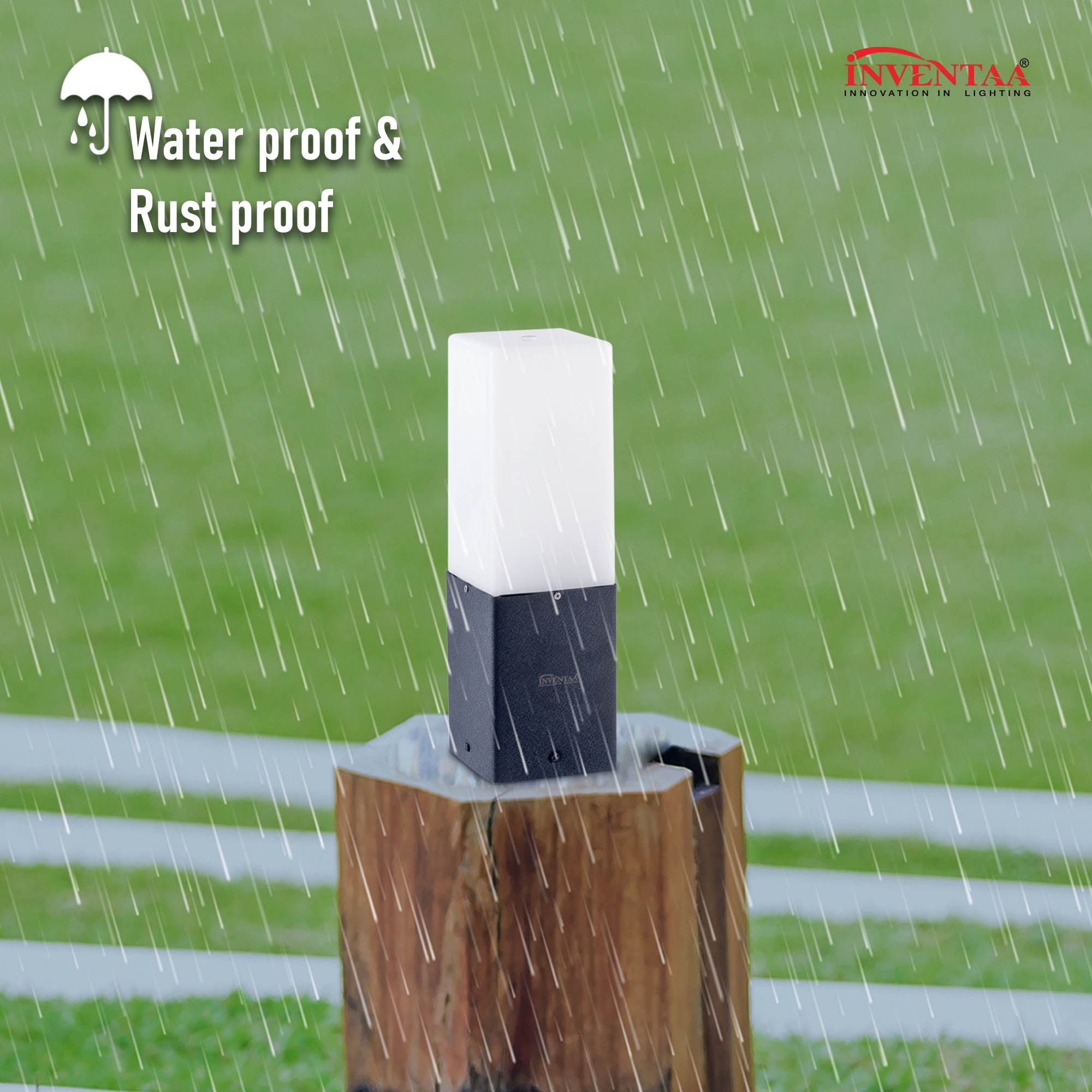 Elena 1 feet led garden bollard light featuring its waterproof resistance for outdoor use #size_1 feet