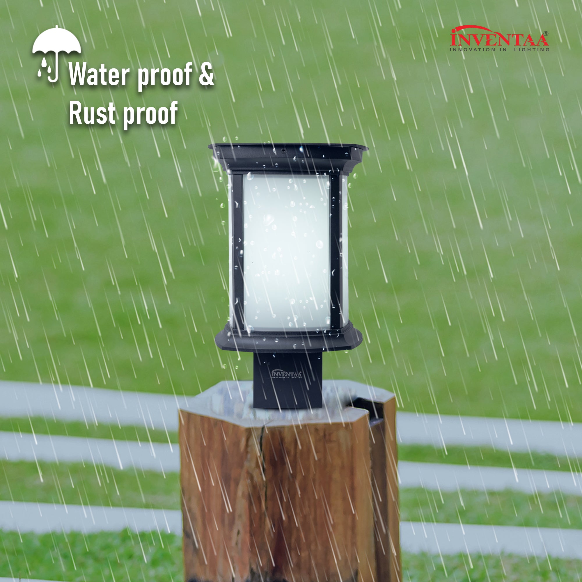 Athena white led gate light with waterproof resistance #color_white