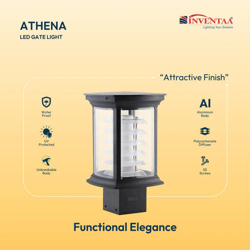 Athena 3 in 1 Gate Post Lights -  Frontgate Lighting