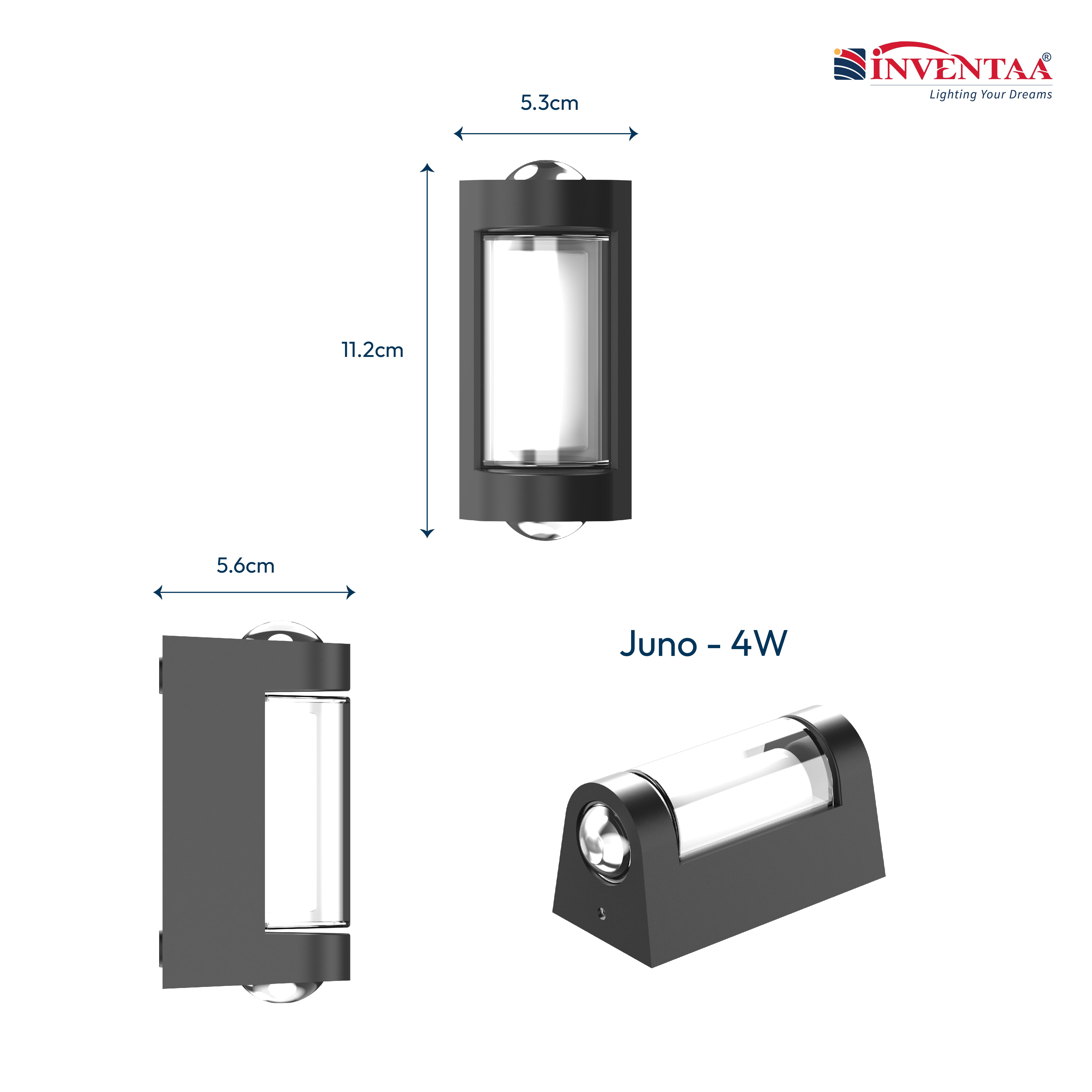 Juno 4W Stairway LED Outdoor Wall Light